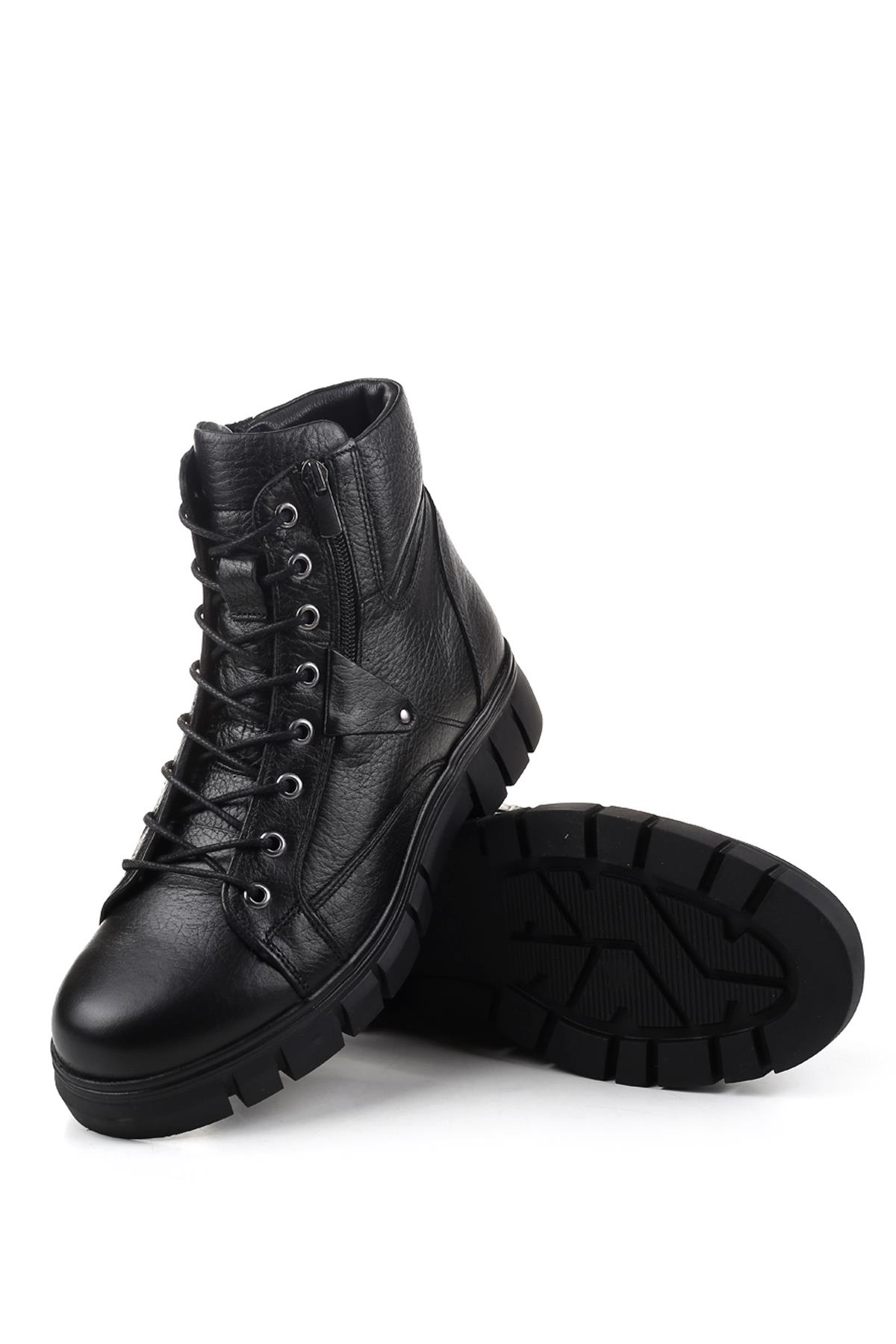 3978 Termo Kaymaz Taban Hakiki Deri Erkek Bot - Görsel 6