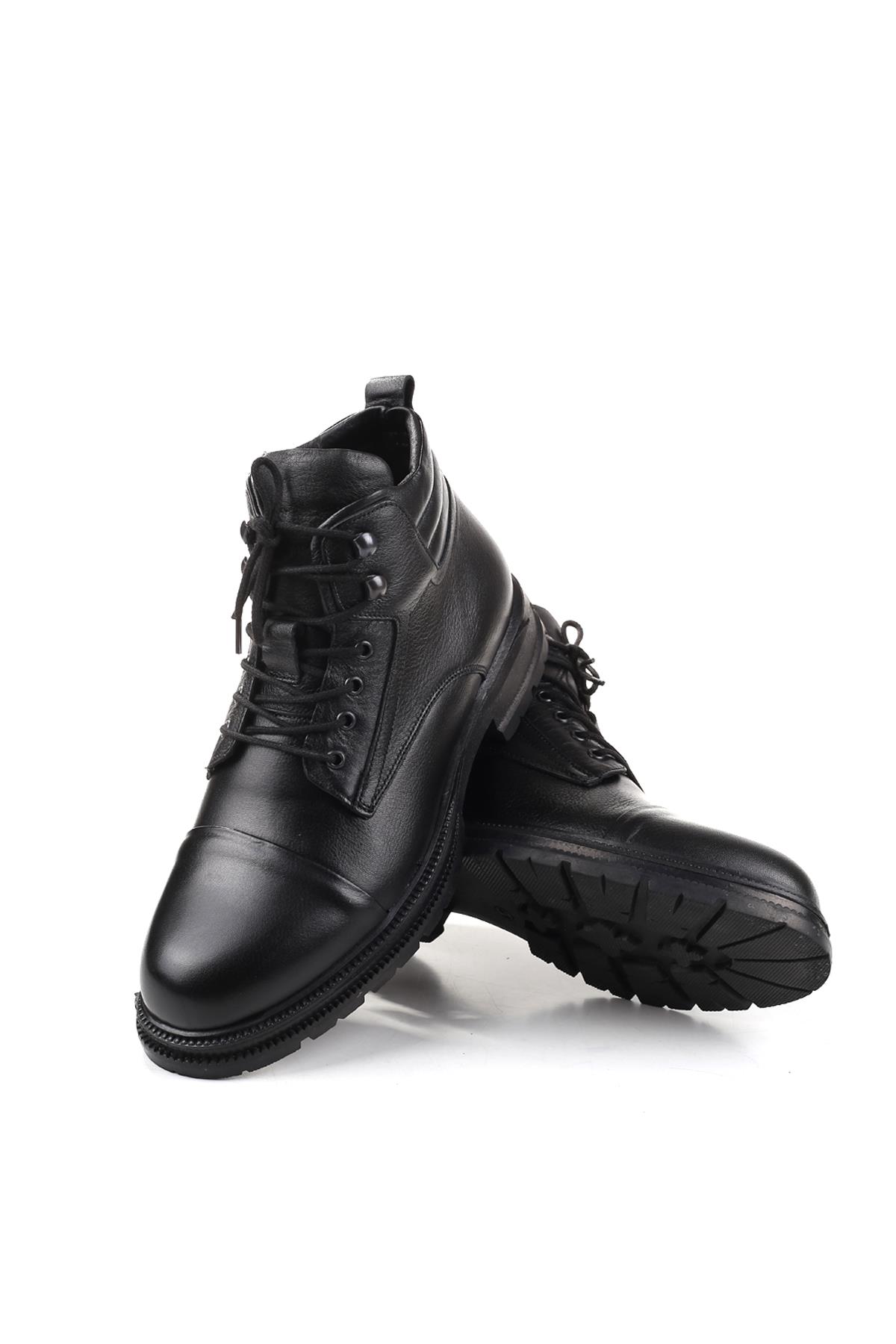 6442 Termo Kaymaz Taban Hakiki Deri Erkek Bot - Görsel 4