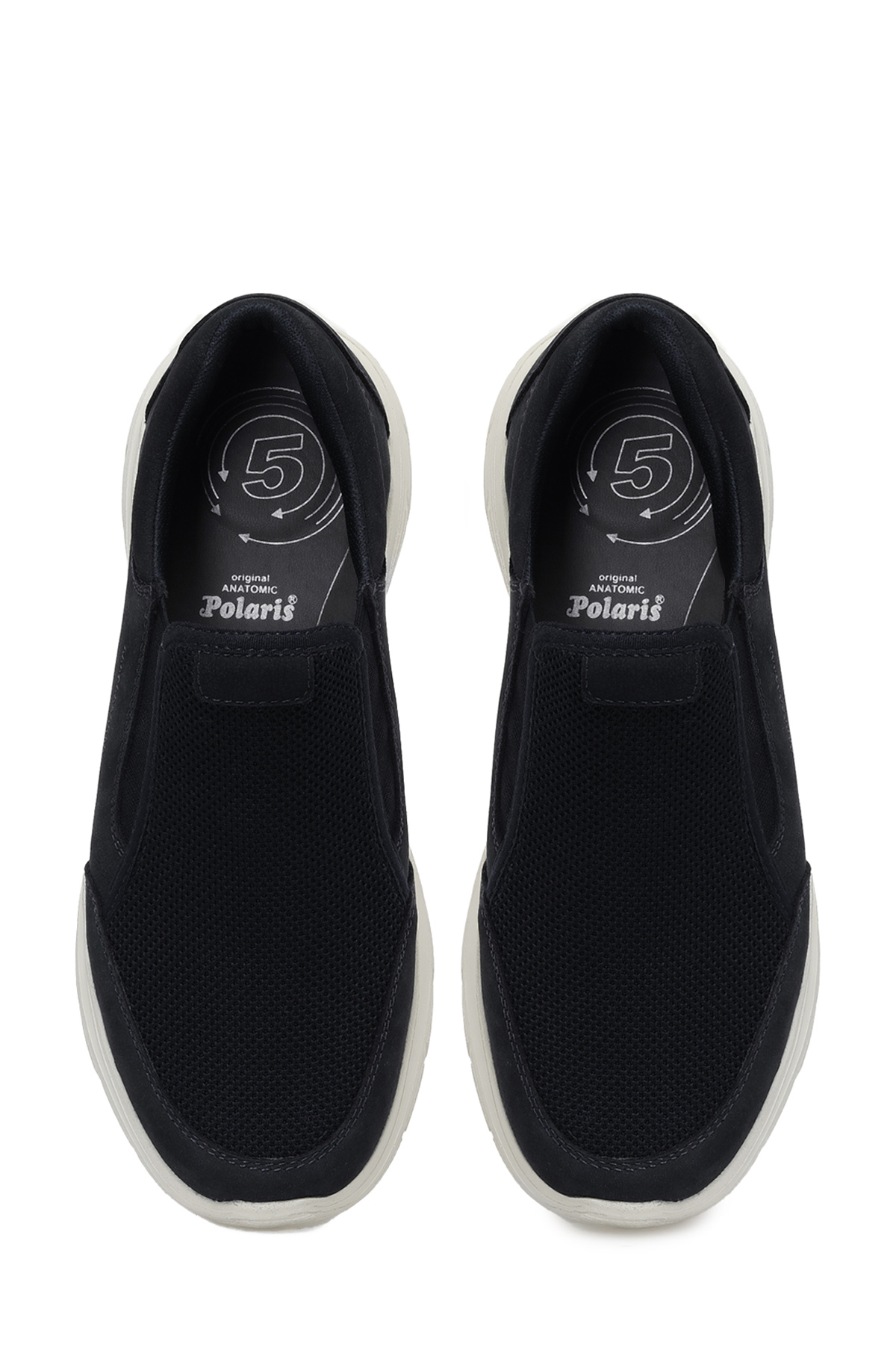 108073N.M 5FX Lacivert Erkek Comfort Ayakkabı - Görsel 5