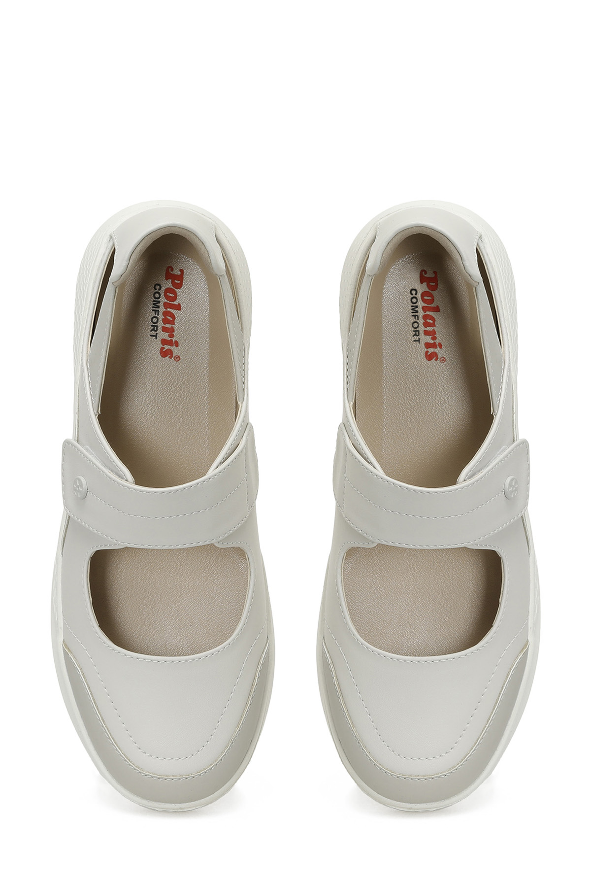 Polaris 166763.Z5FX Ekru Kadın Comfort Ayakkabı - Görsel 5