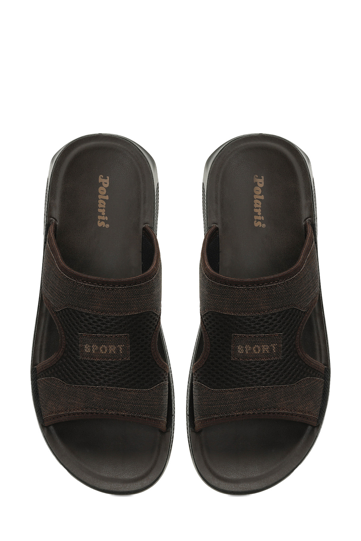 408027.M5FX Kahverengi Erkek Terlik - Görsel 5