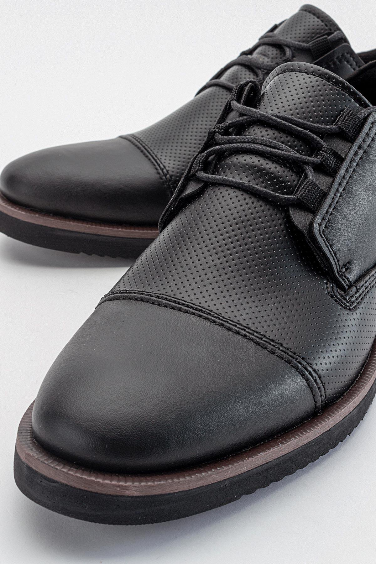 Günlük Erkek Ayakkabı SİYAH - Görsel 4