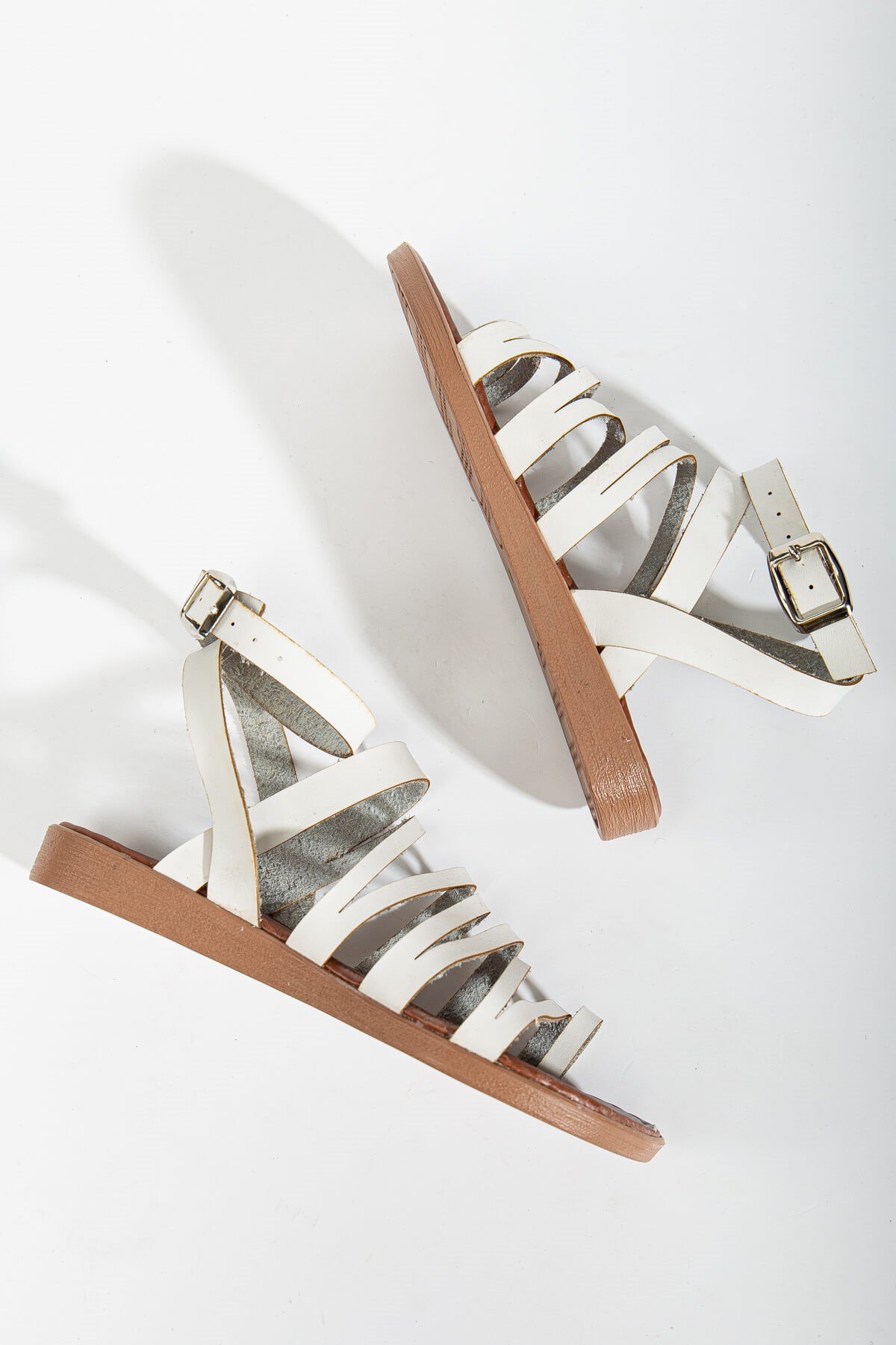 Kadın Sandalet BEYAZ CİLT - Görsel 3