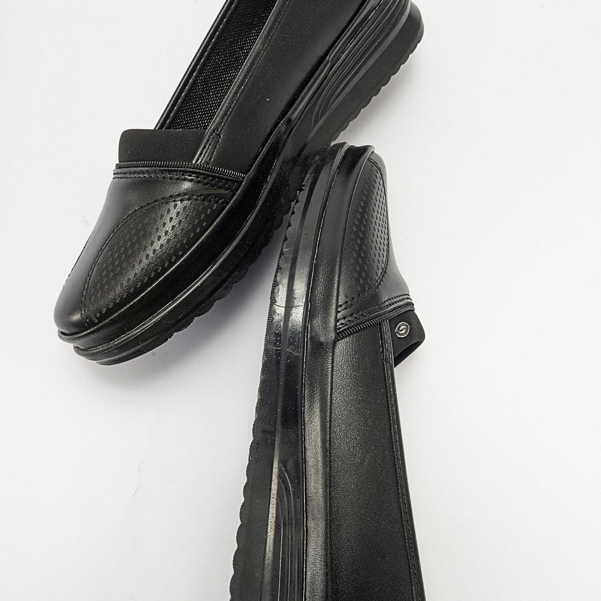 Kaydırmaz Kadın Günlük Ayakkabı SİYAH CİLT SİYAH - Görsel 7