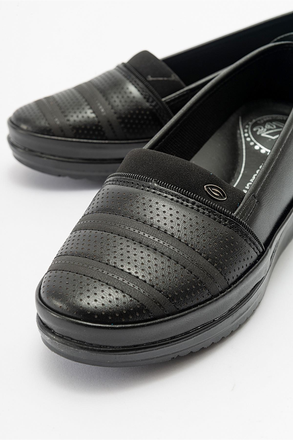 Kadın Günlük Ayakkabı SİYAH CİLT SİYAH - Görsel 4