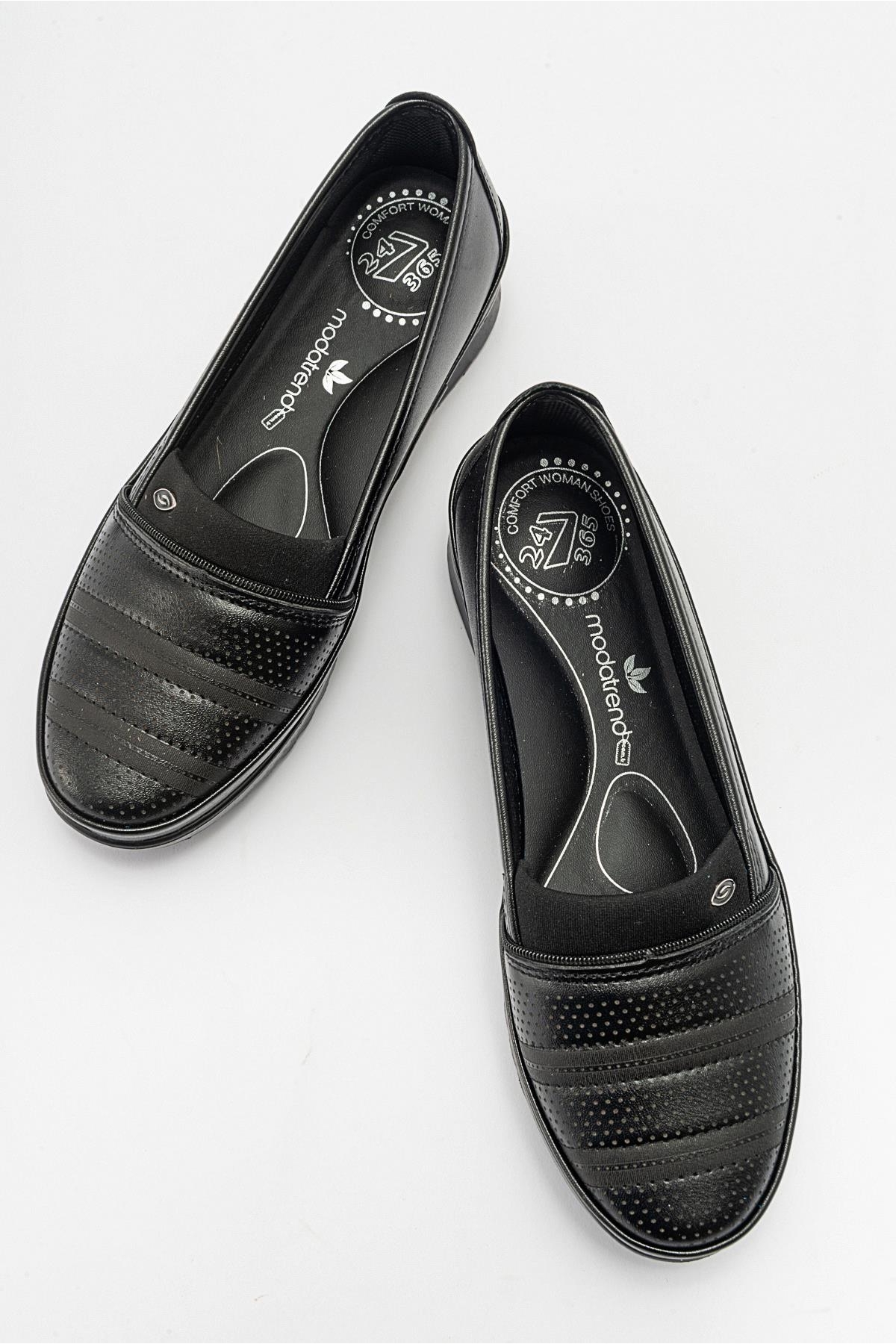 Kadın Günlük Ayakkabı SİYAH CİLT SİYAH - Görsel 6