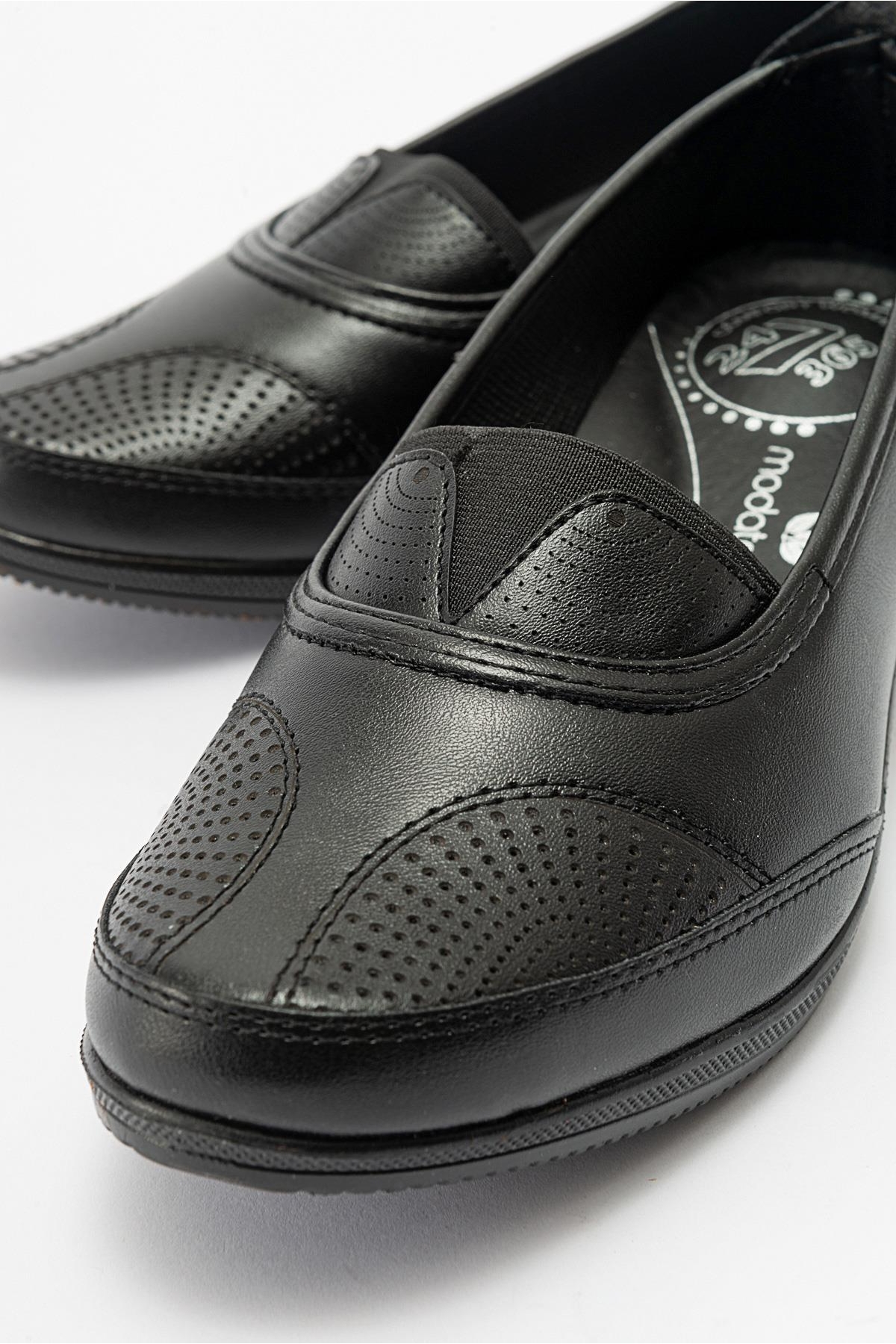 Kadın Günlük Ayakkabı SİYAH CİLT SİYAH - Görsel 4
