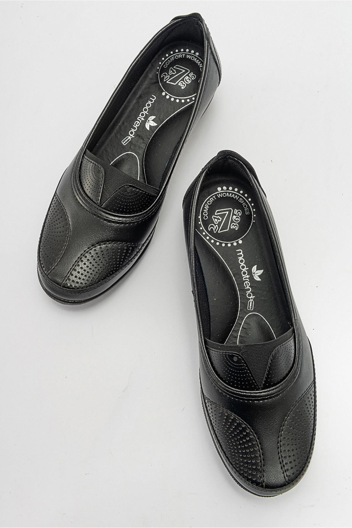 Kadın Günlük Ayakkabı SİYAH CİLT SİYAH - Görsel 6