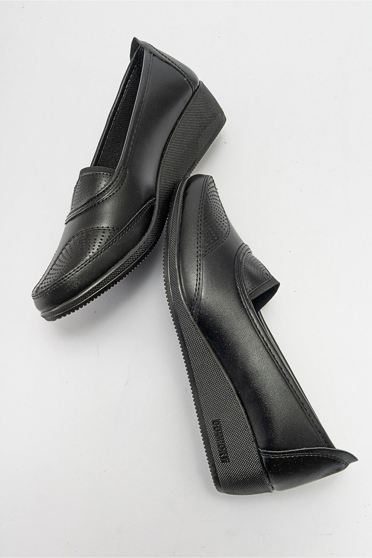 Kadın Günlük Ayakkabı SİYAH CİLT SİYAH - Görsel 7