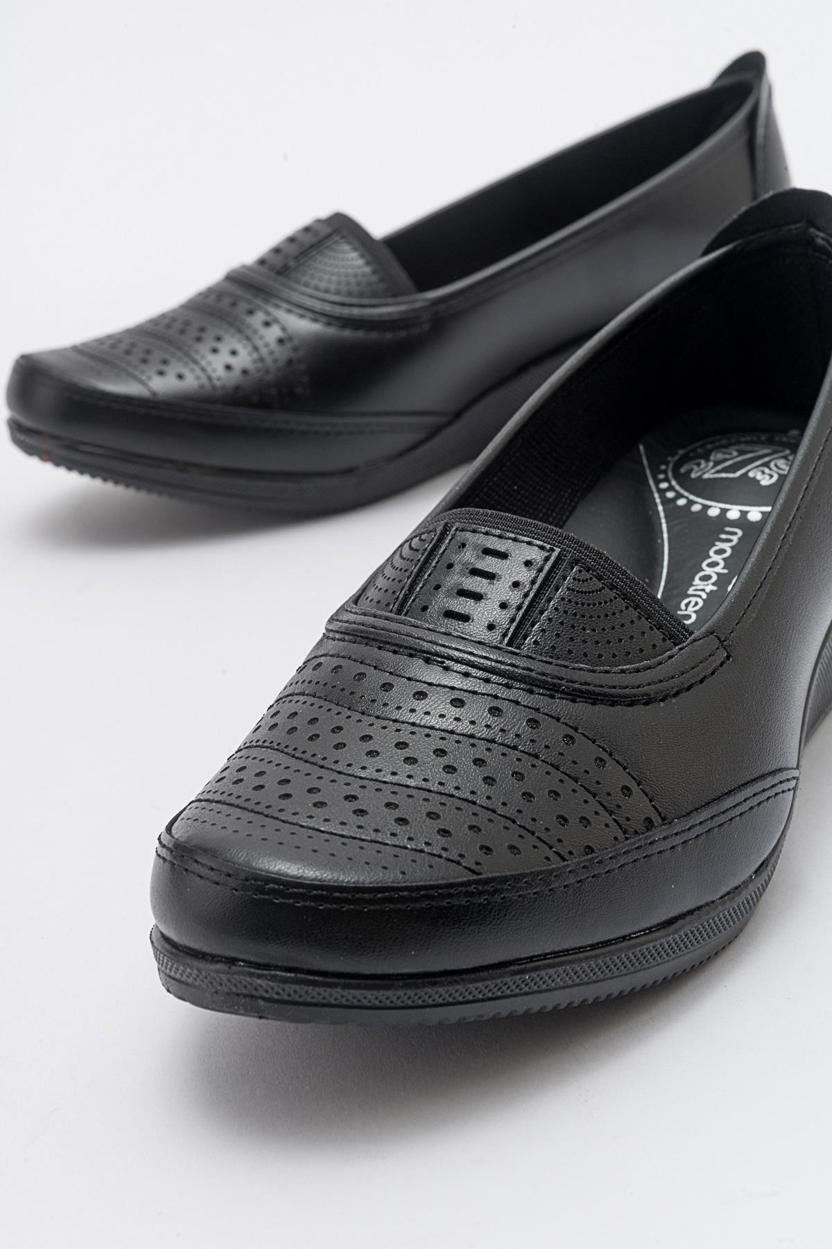 Kaydırmaz Kadın Babet SİYAH CİLT SİYAH - Görsel 4