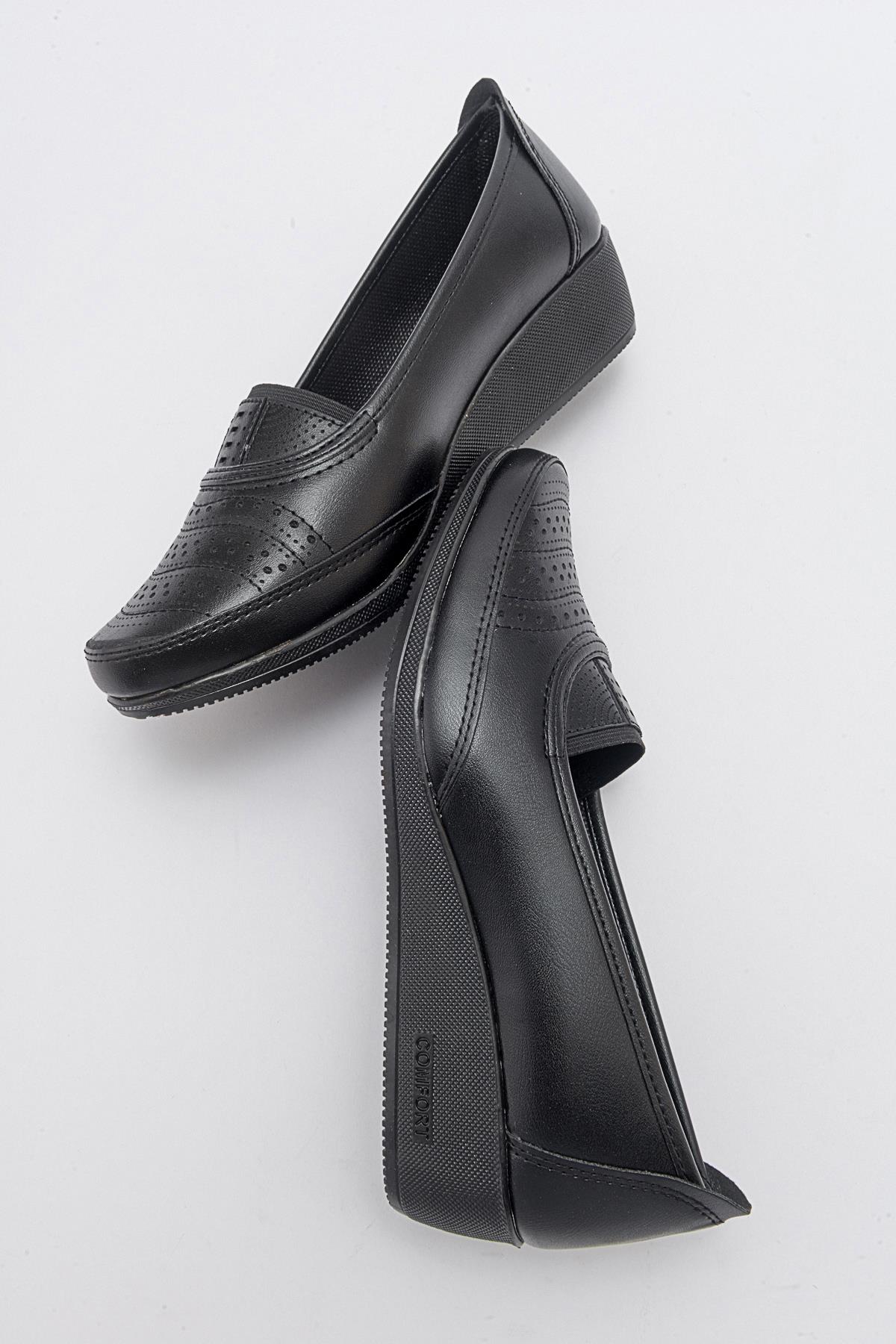 Kaydırmaz Kadın Babet SİYAH CİLT SİYAH - Görsel 7