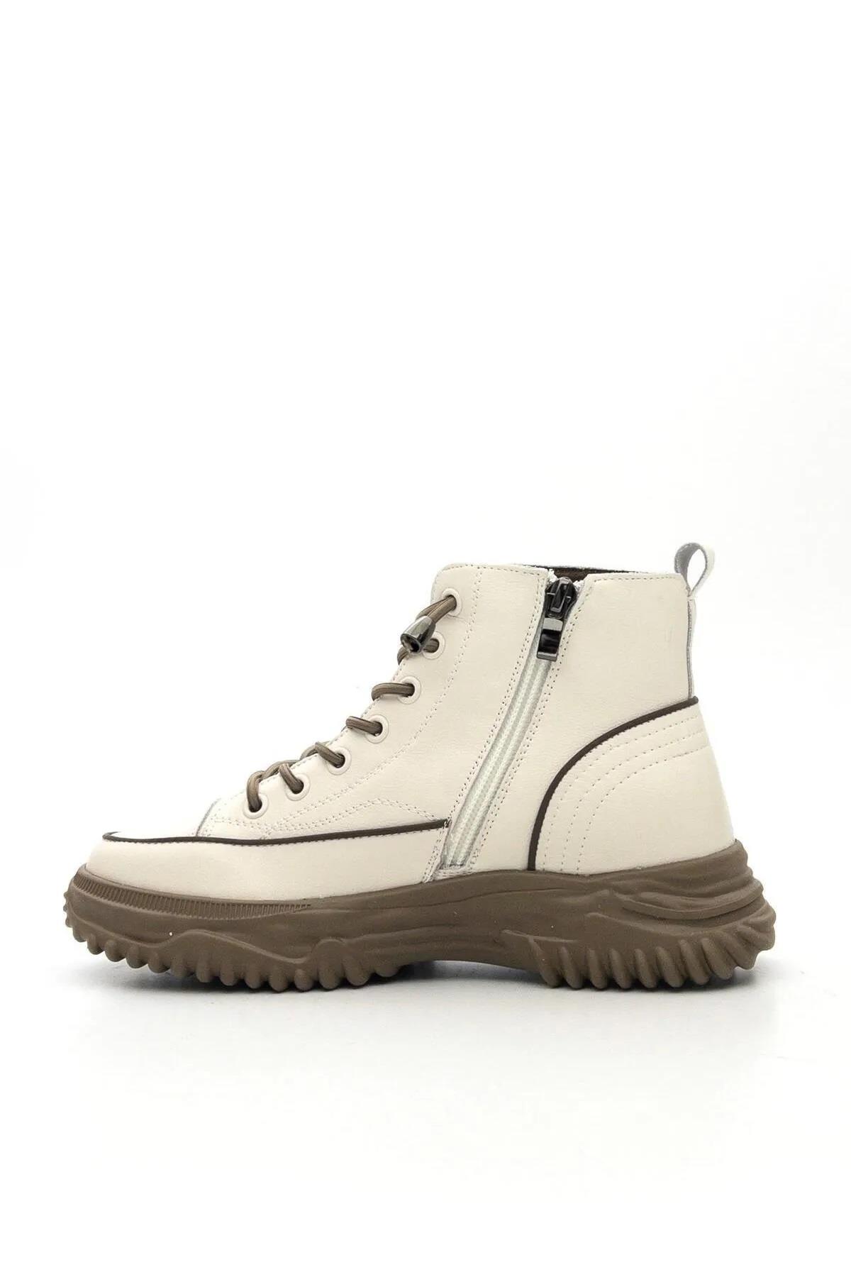 23K310-13 Kadın Sıck Astar Kaymaz Taban Deri Bot - Görsel 4