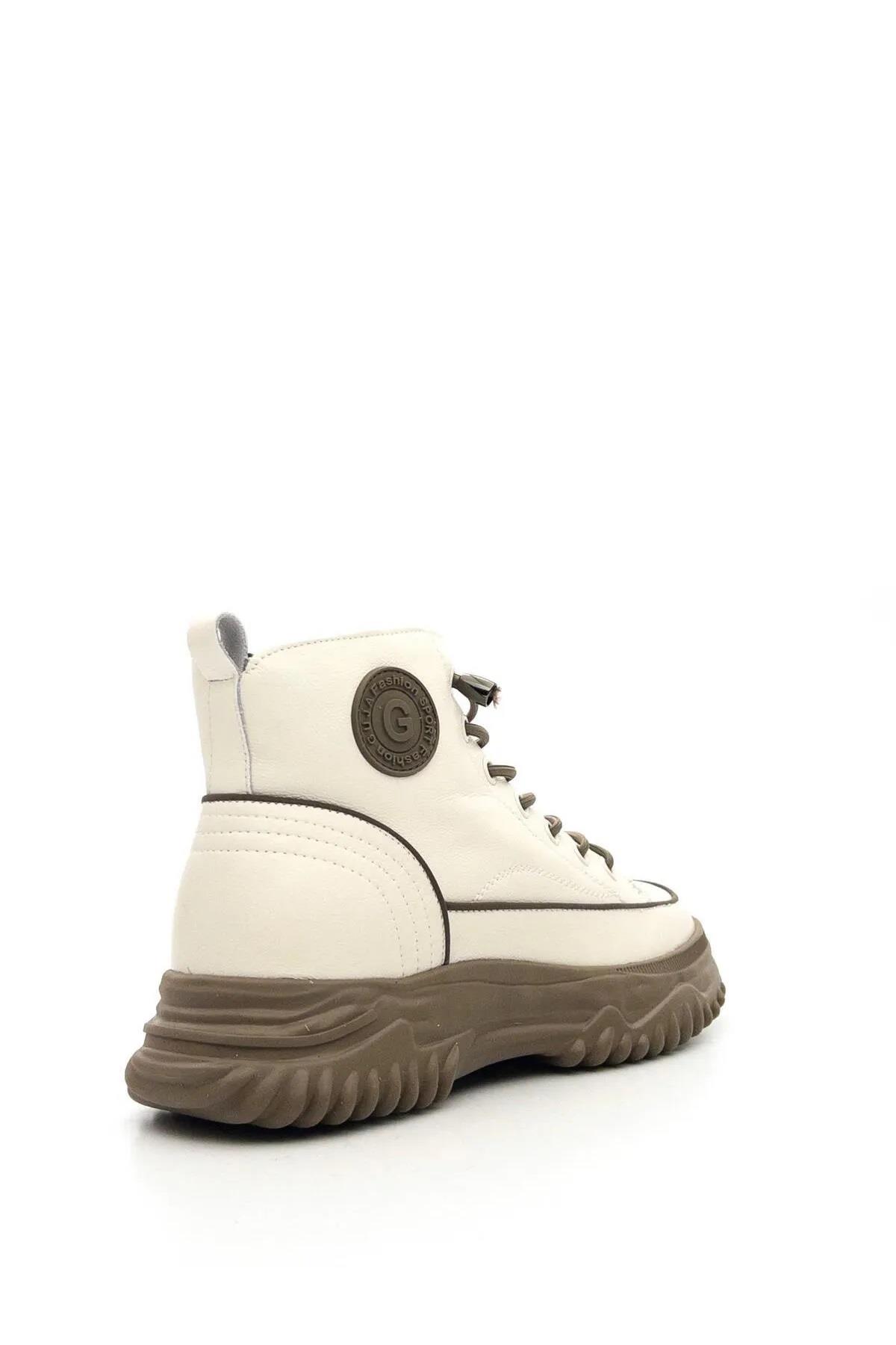 23K310-13 Kadın Sıck Astar Kaymaz Taban Deri Bot - Görsel 5