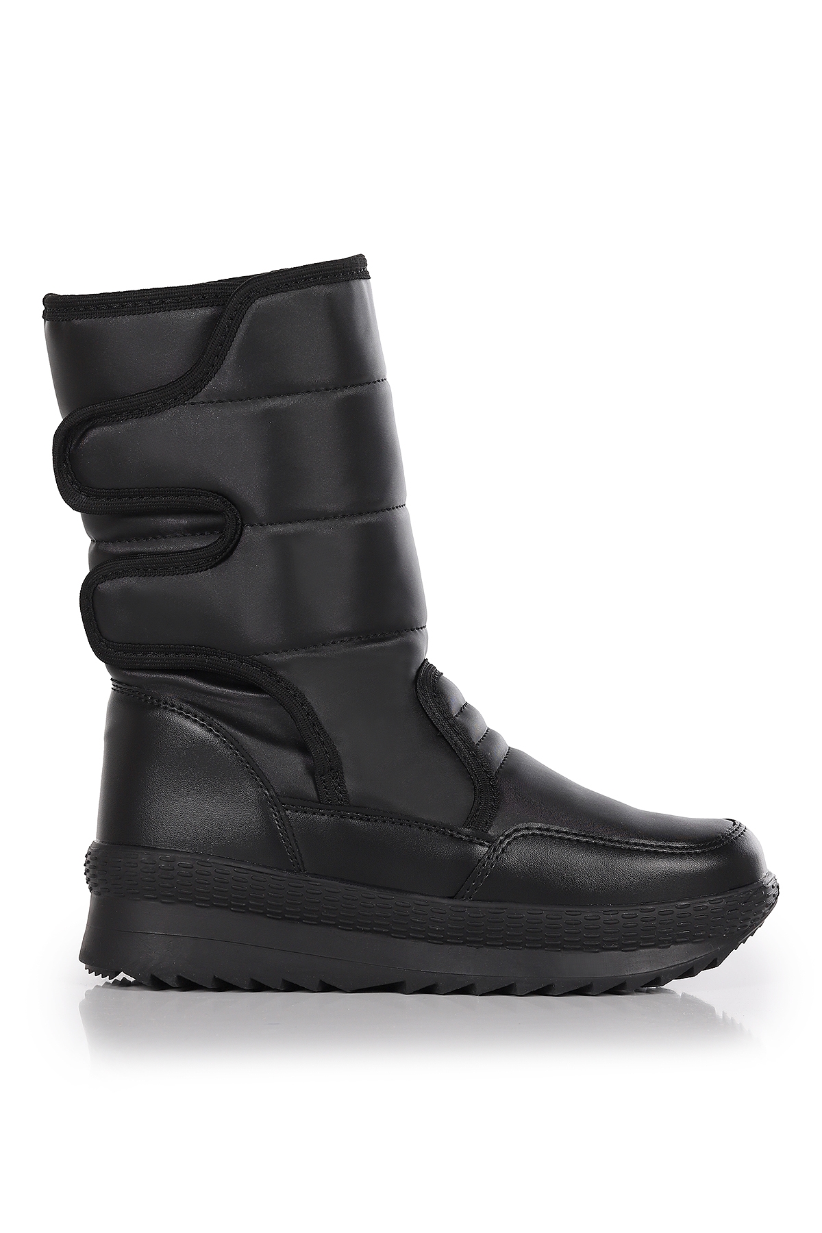 Riko Cırtlı Termo Taban Kız Çocuk Kar Botu Siyah - Görsel 5