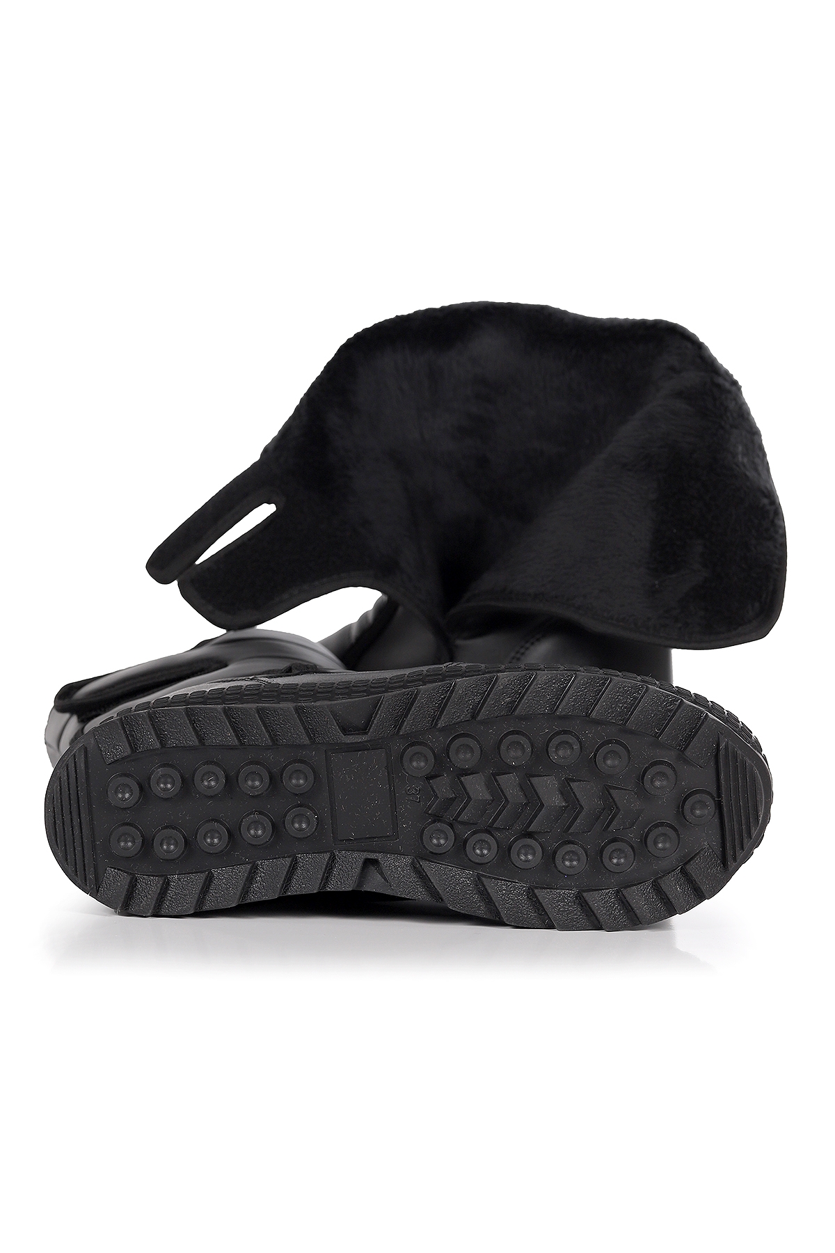 Riko Cırtlı Termo Taban Kız Çocuk Kar Botu Siyah - Görsel 6