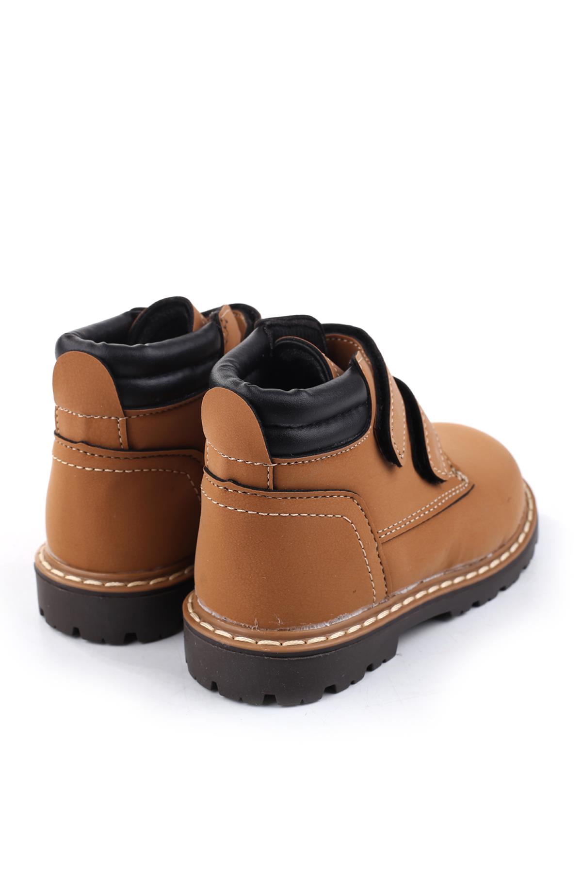 Arzn 4133 Cırtlı Kaymaz Taban Erkek Bebek Bot - Görsel 5