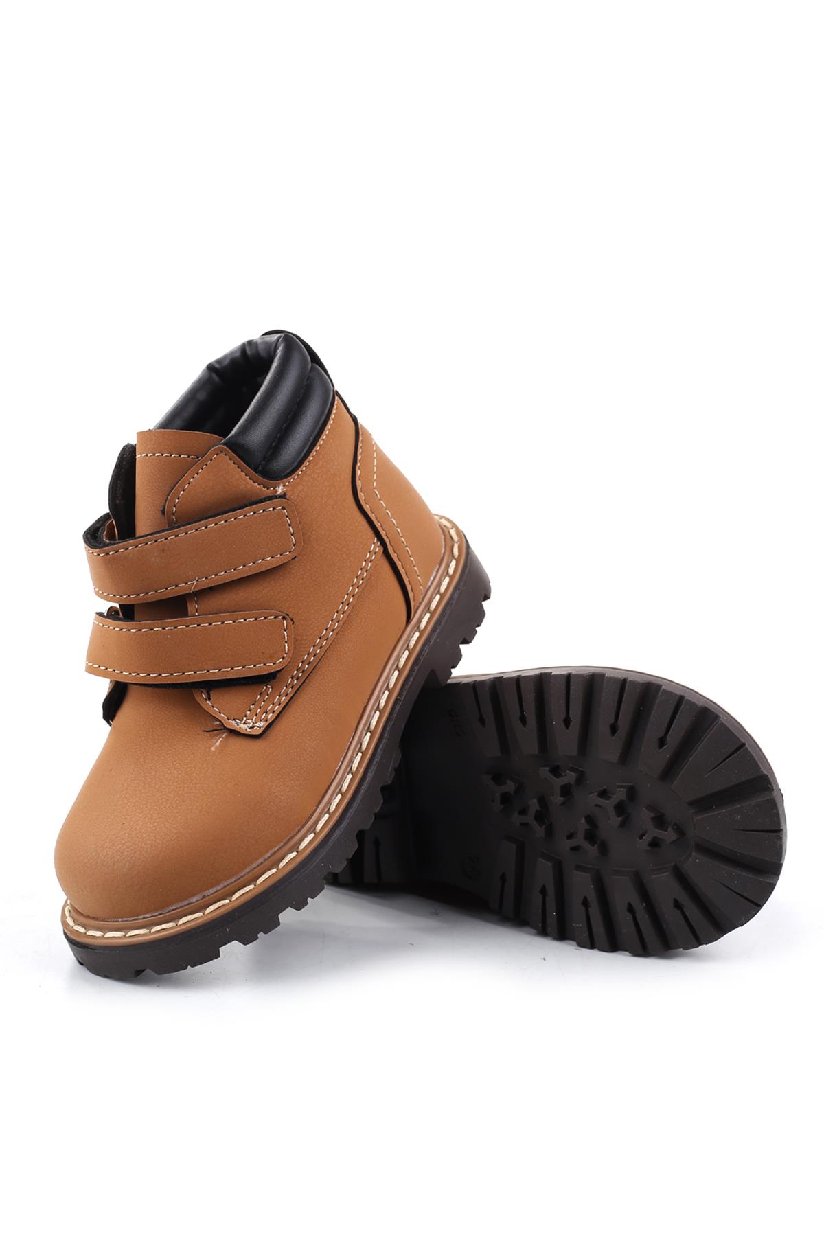Arzn 4133 Cırtlı Kaymaz Taban Erkek Bebek Bot - Görsel 6