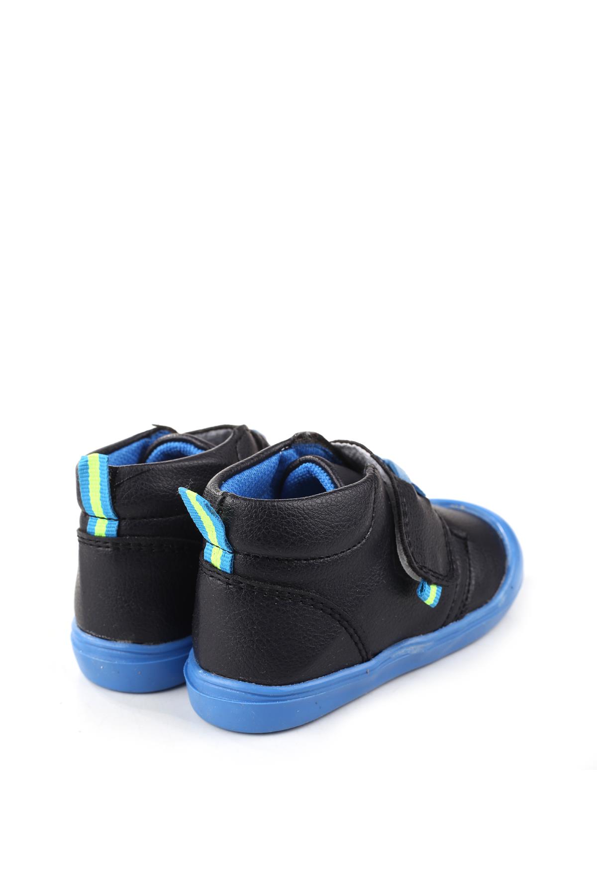 Arzn-4132 Cırtlı Kaymaz Taban Erkek Bebek Bot - Görsel 5