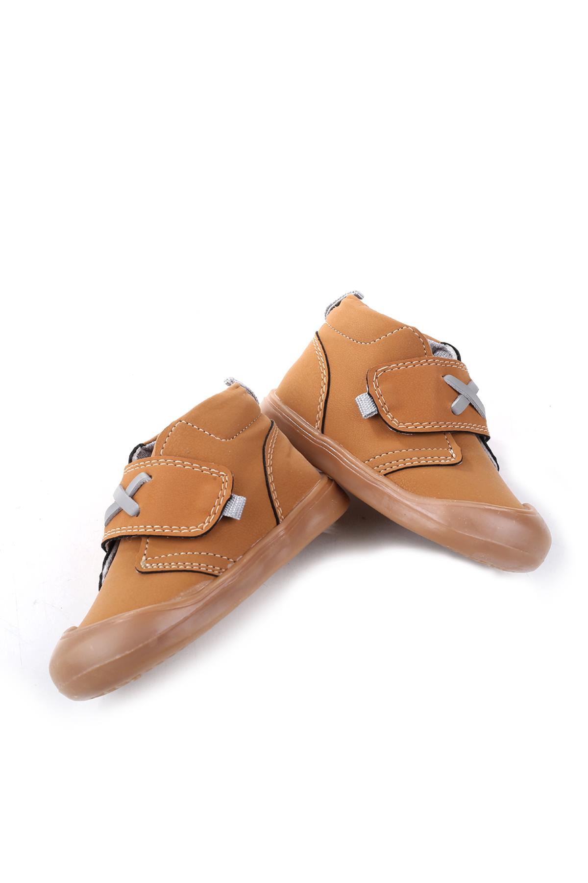 Arzn-4132 Cırtlı Kaymaz Taban Erkek Bebek Bot - Görsel 4