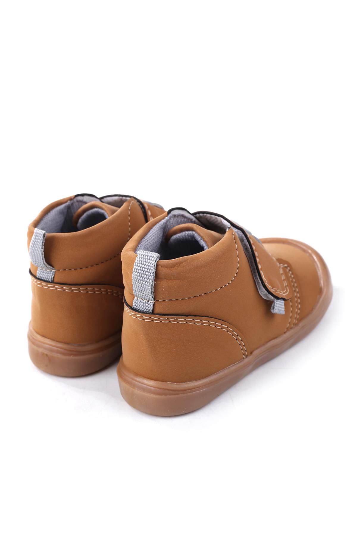 Arzn-4132 Cırtlı Kaymaz Taban Erkek Bebek Bot - Görsel 5