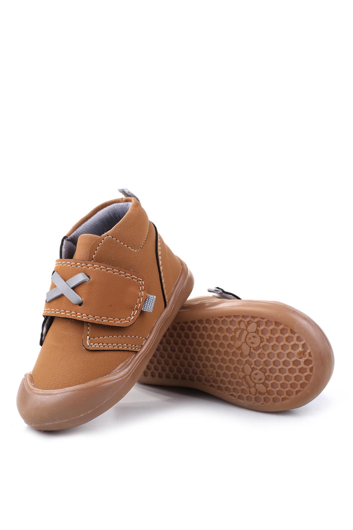 Arzn-4132 Cırtlı Kaymaz Taban Erkek Bebek Bot - Görsel 6
