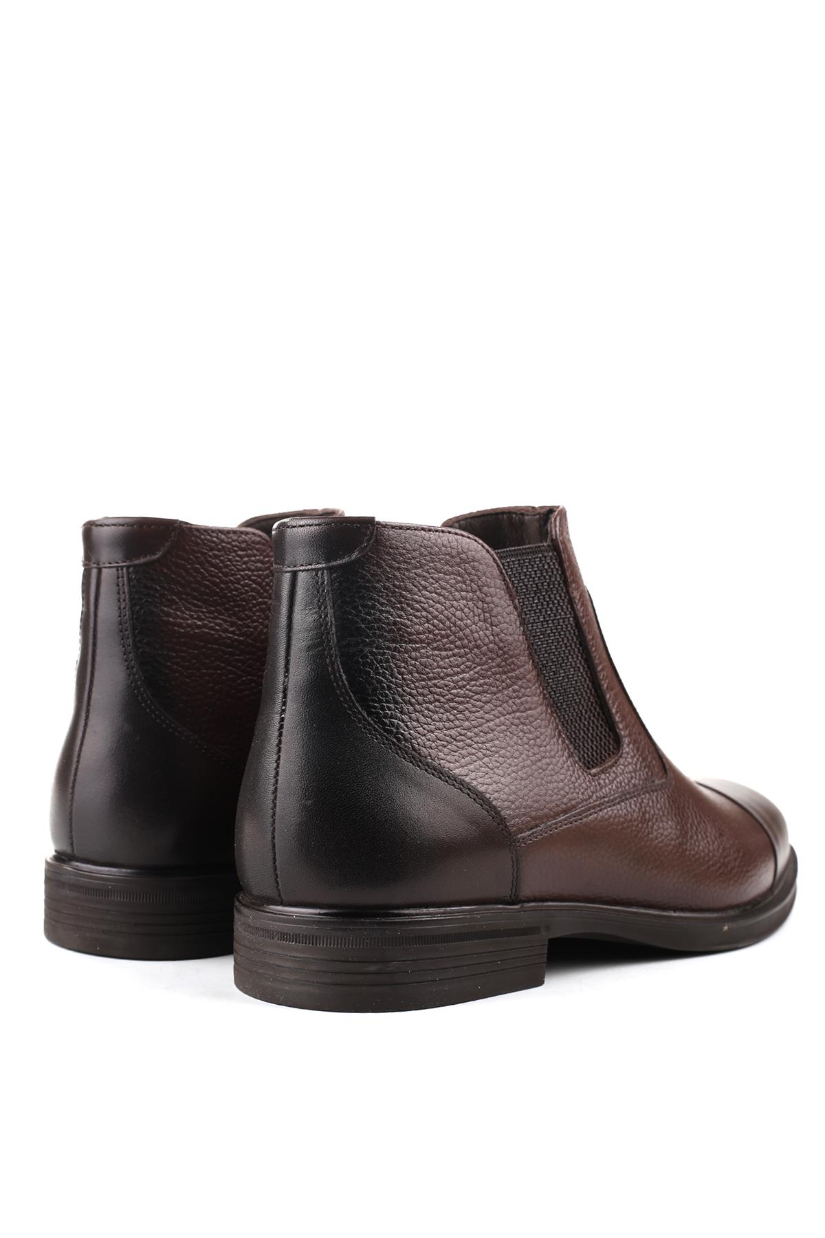 Mntn-5866 Hakiki Deri Termo Taban Günlük Erkek Bot - Görsel 4