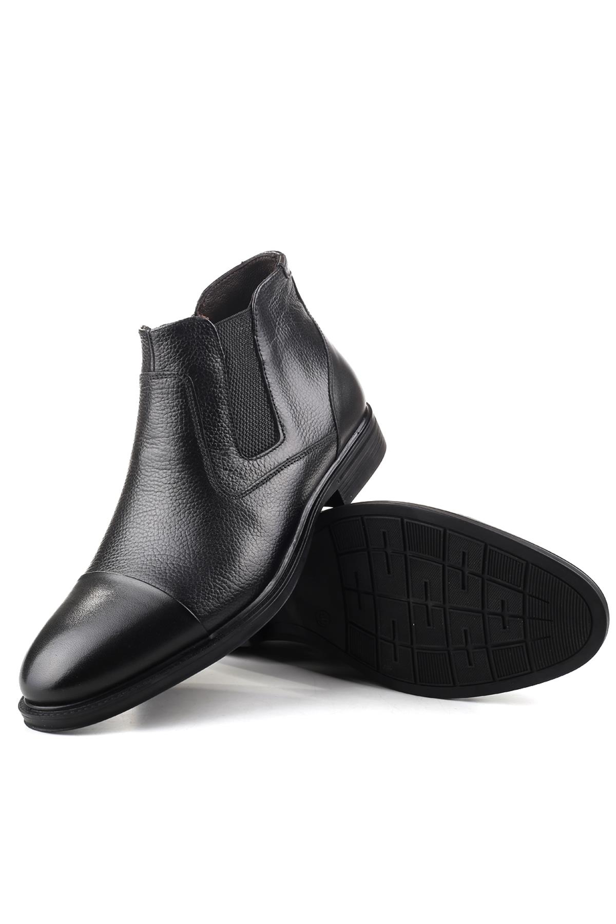 Mntn-5866 Hakiki Deri Termo Taban Günlük Erkek Bot - Görsel 6