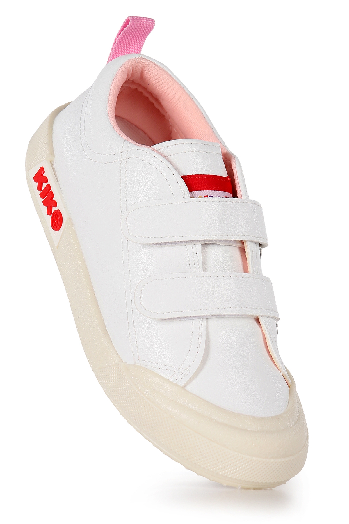 Suba Cırtlı Termo Taban Kız Bebek Günlük Spor Ayakkabı Beyaz - Pudra - Görsel 4