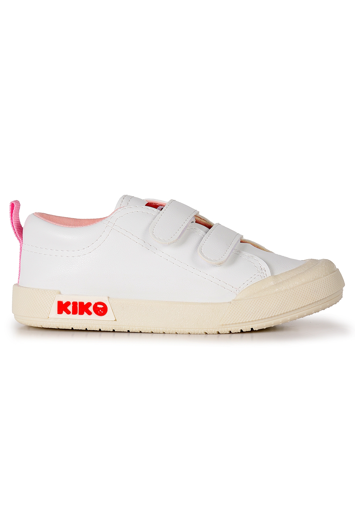 Suba Cırtlı Termo Taban Kız Bebek Günlük Spor Ayakkabı Beyaz - Pudra - Görsel 5