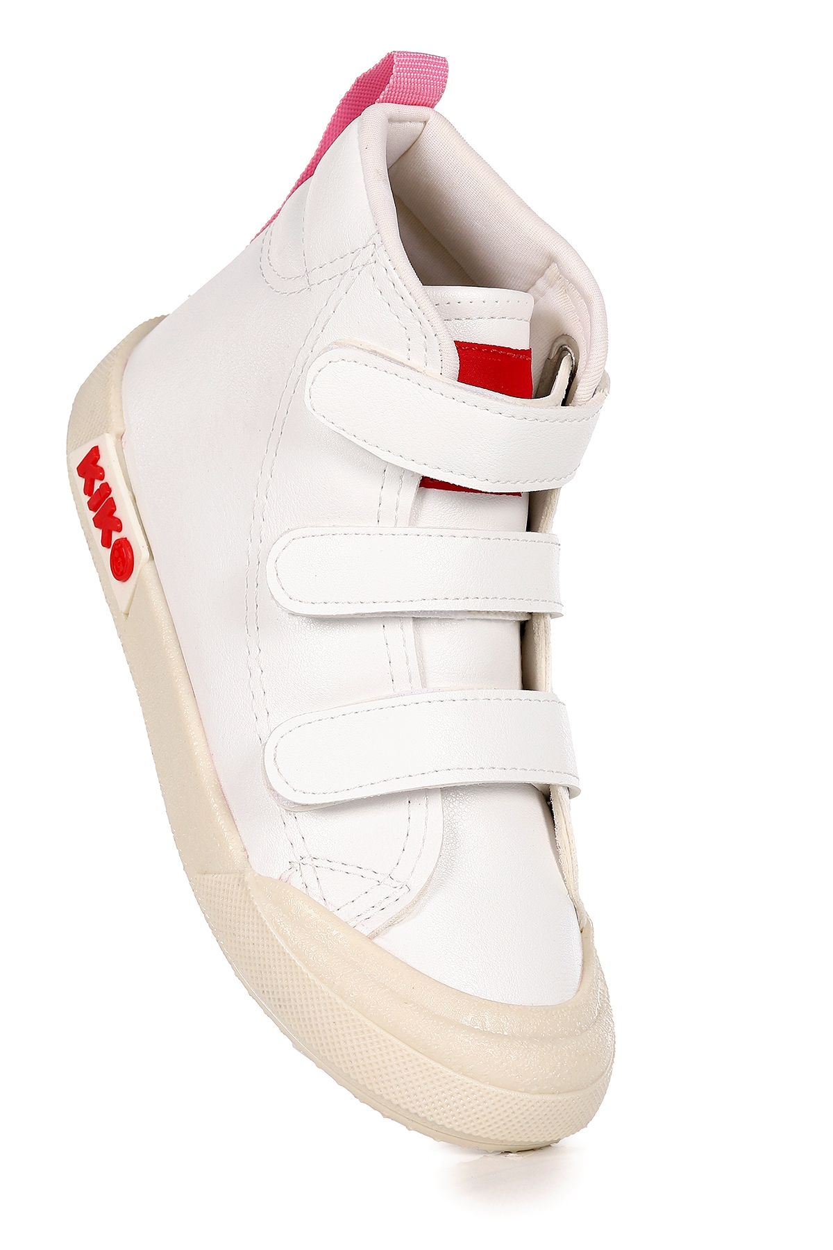 Garf Günlük Cırtlı Kız Çocuk Bot Ayakkabı Beyaz - Pudra - Görsel 4