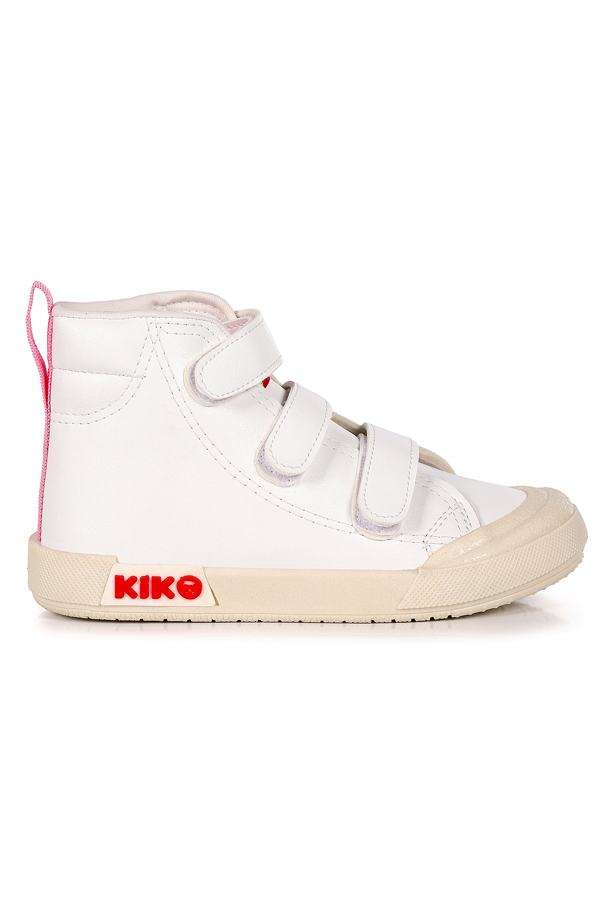 Garf Günlük Cırtlı Kız Çocuk Bot Ayakkabı Beyaz - Pudra - Görsel 5