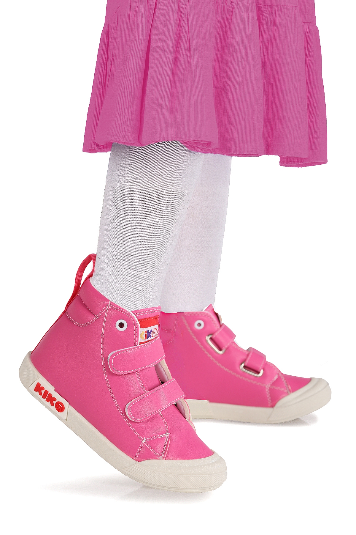 Garf Günlük Cırtlı Kız Bebek Bot Ayakkabı Fuşya - Görsel 2