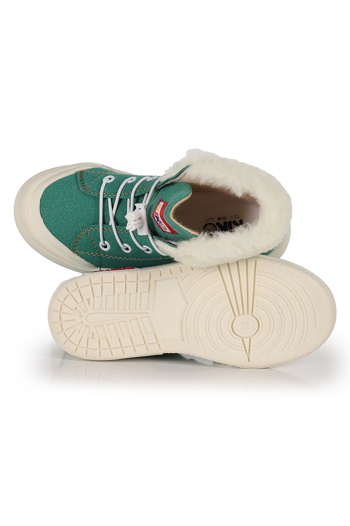 Tigge Günlük Lastikli Kız Bebek Bot Ayakkabı Yeşil - Görsel 6