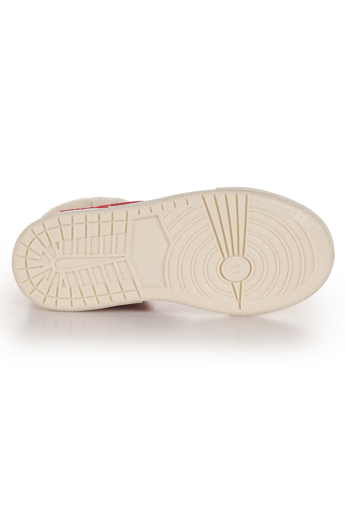 Tigge Günlük Lastikli Kız Bebek Bot Ayakkabı Kırmızı - Görsel 6