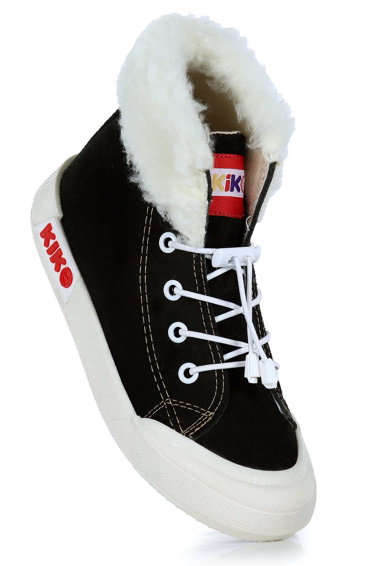 Tigge Günlük Lastikli Kız Bebek Bot Ayakkabı Siyah - Görsel 4