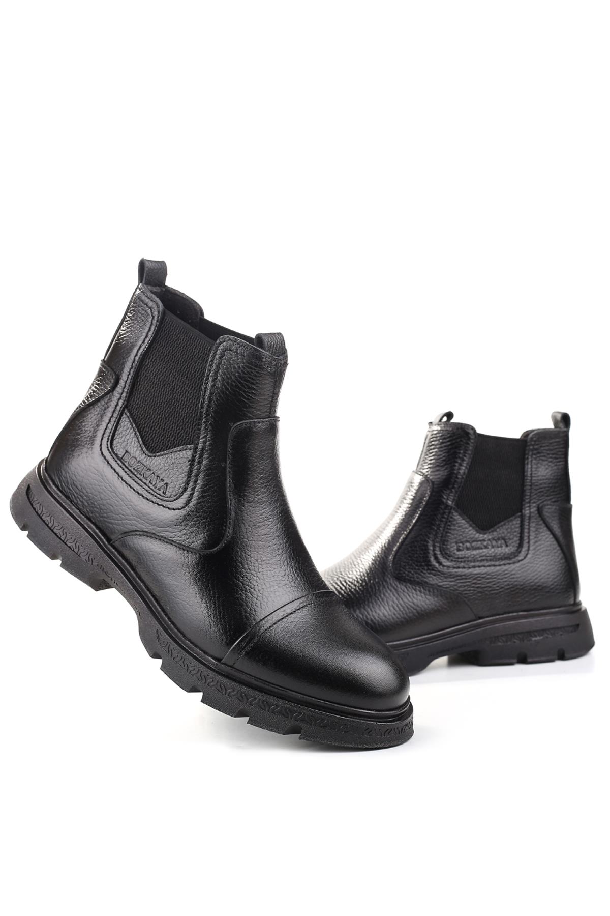 23112 Ortopedik Taban Hakiki Deri Klasik Erkek Bot - Görsel 5