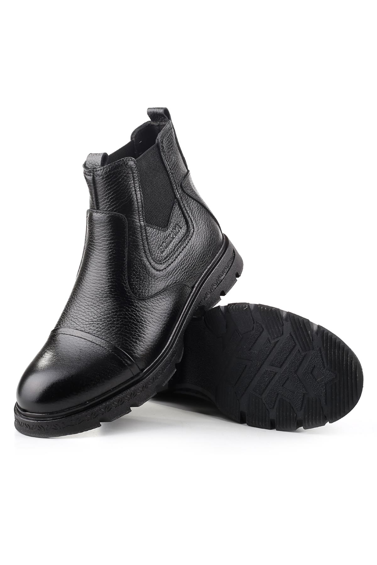 23112 Ortopedik Taban Hakiki Deri Klasik Erkek Bot - Görsel 6