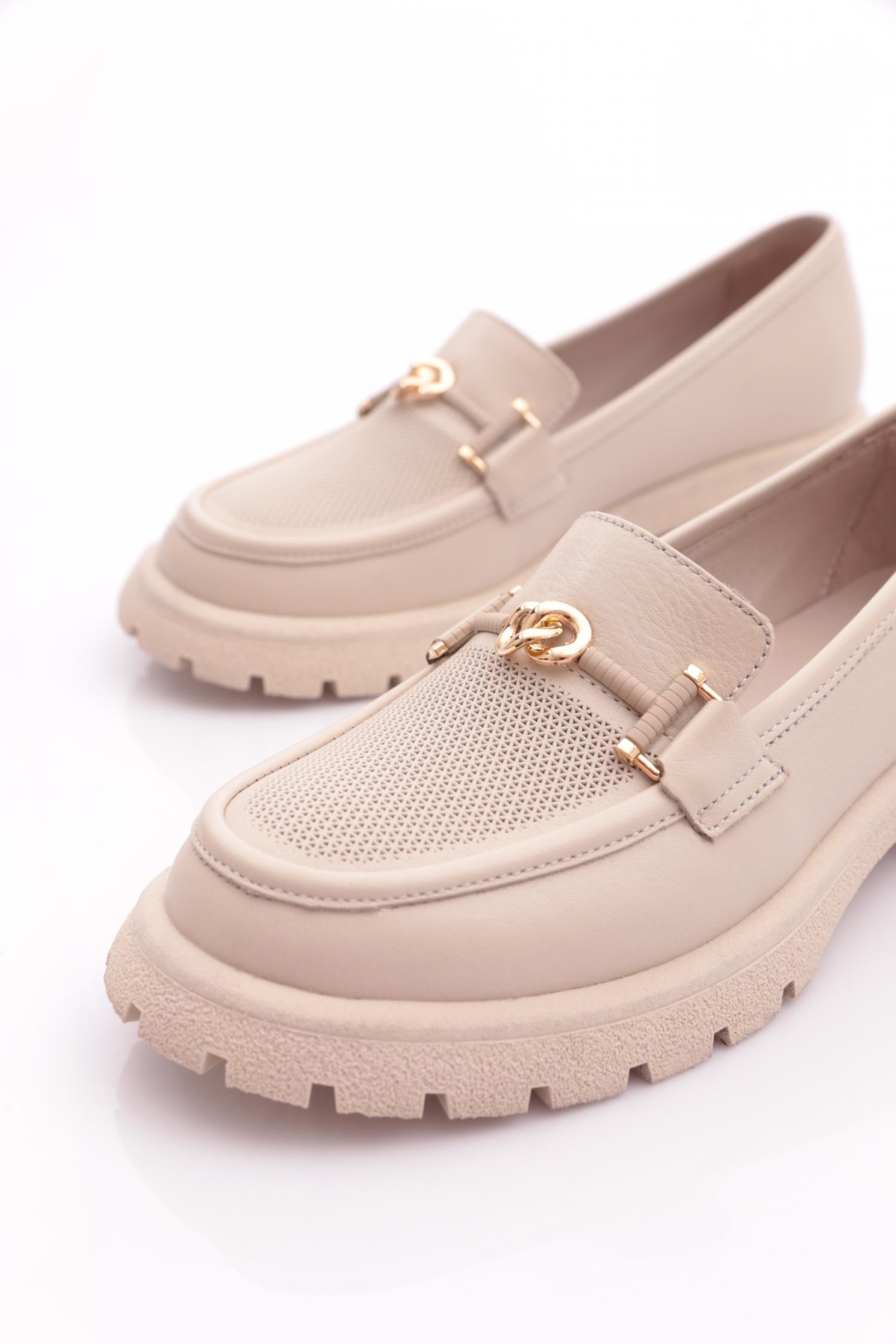 4269 Kadin Aksesuarli Loafer Ayakkabi - Görsel 5