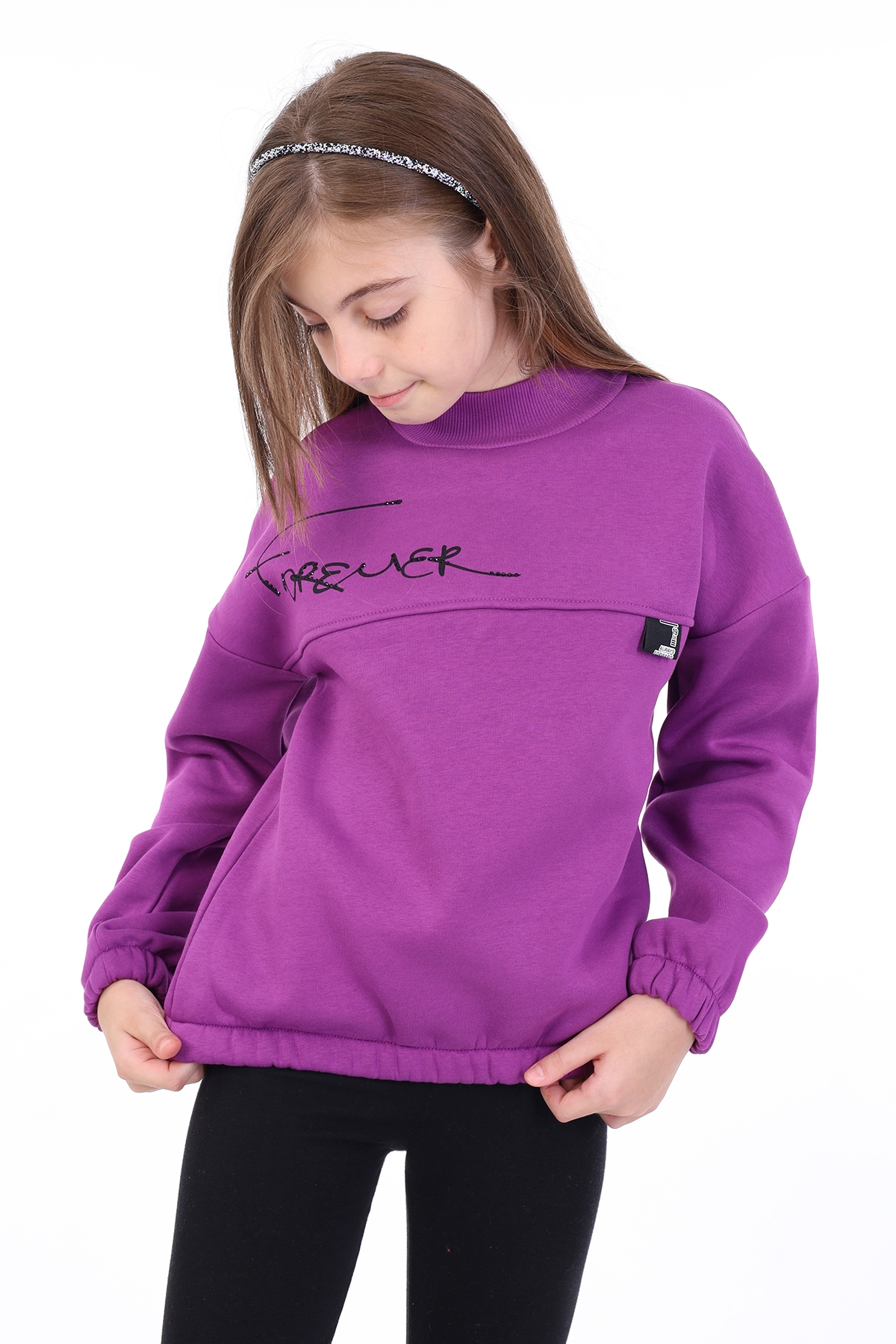 Toontoy Kız Çocuk Baskılı Sweatshirt