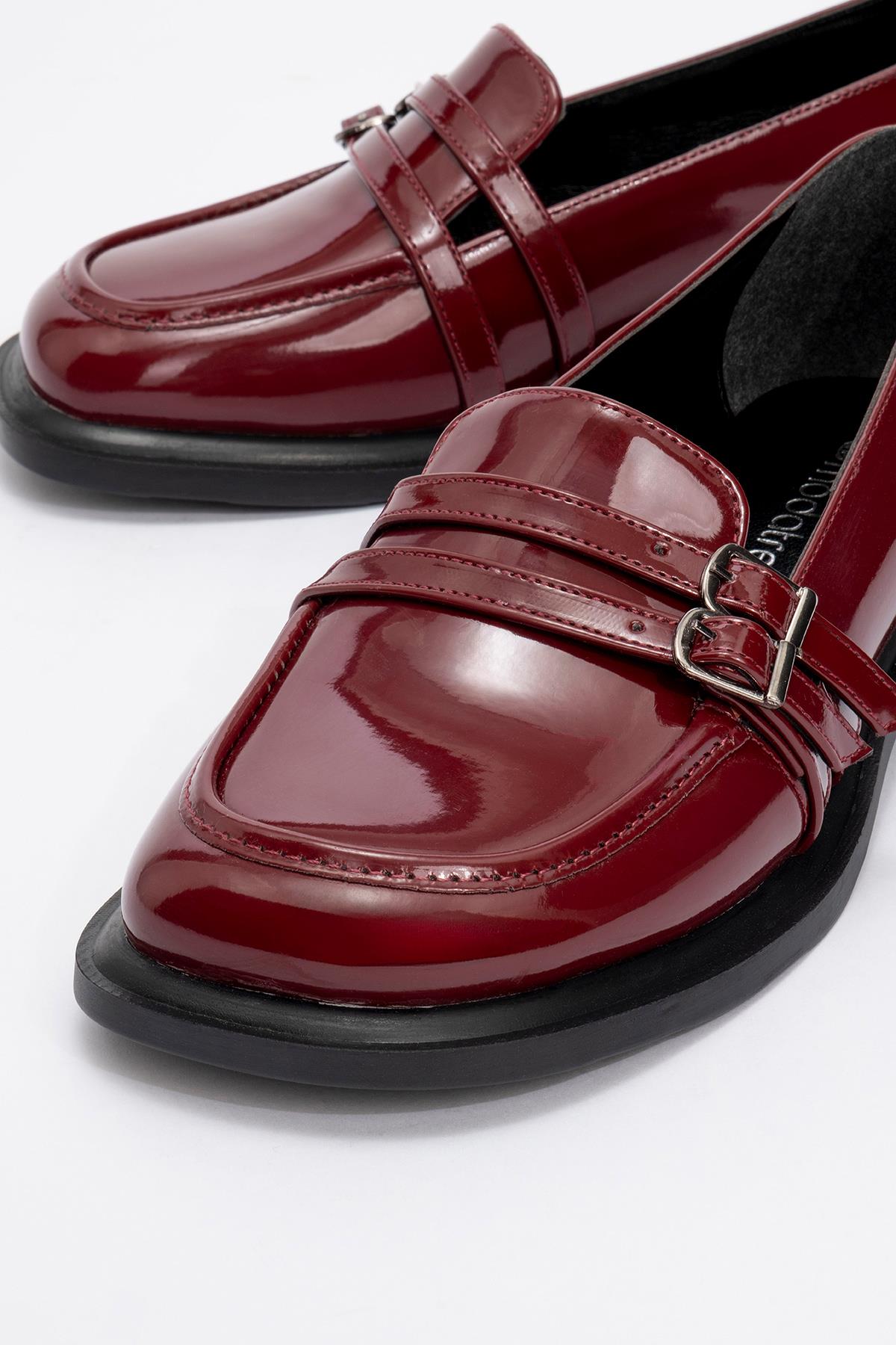 Kadın Günlük Ayakkabı BORDO RUGAN - Görsel 4