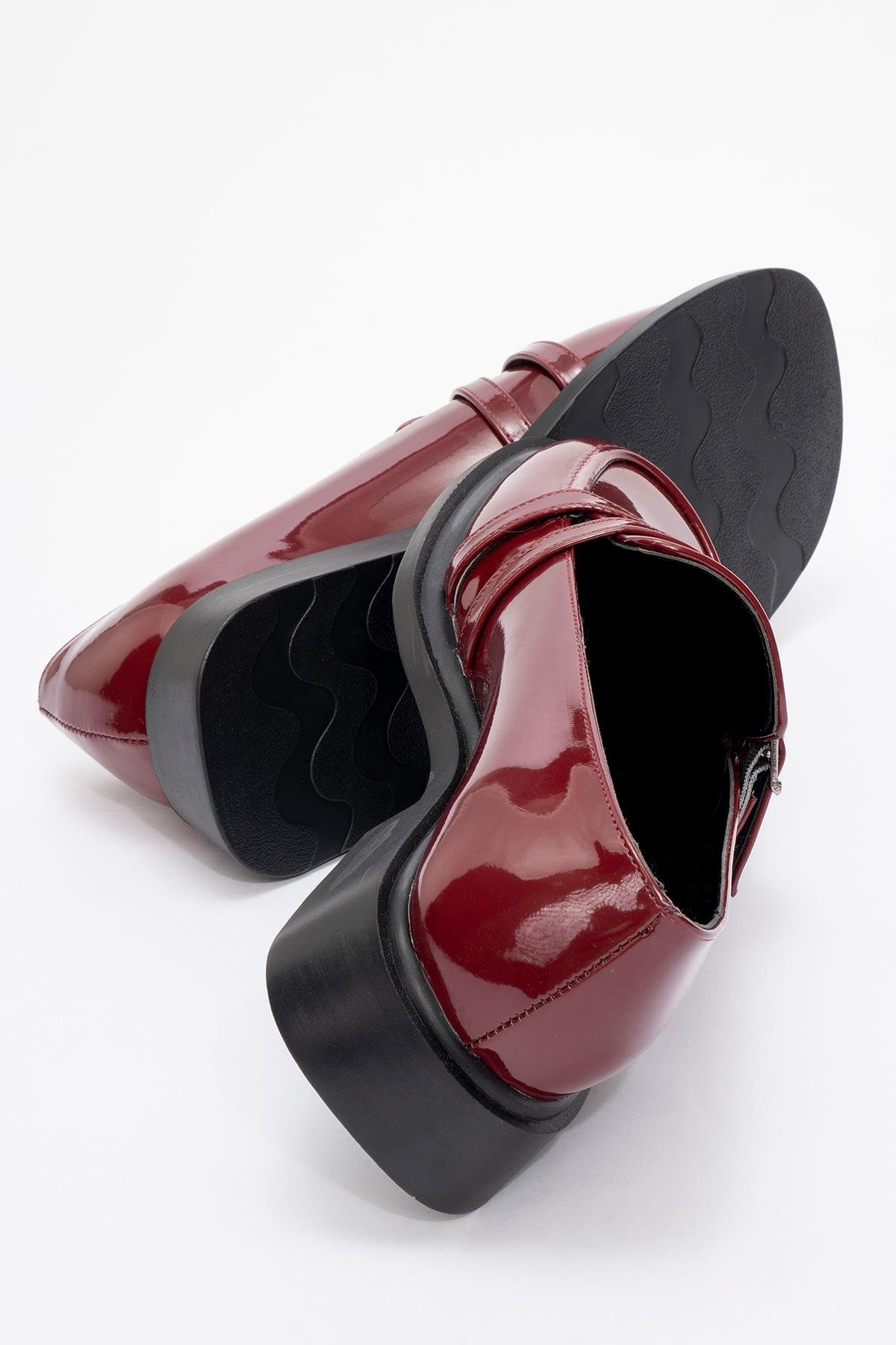 Kadın Günlük Ayakkabı BORDO RUGAN - Görsel 5