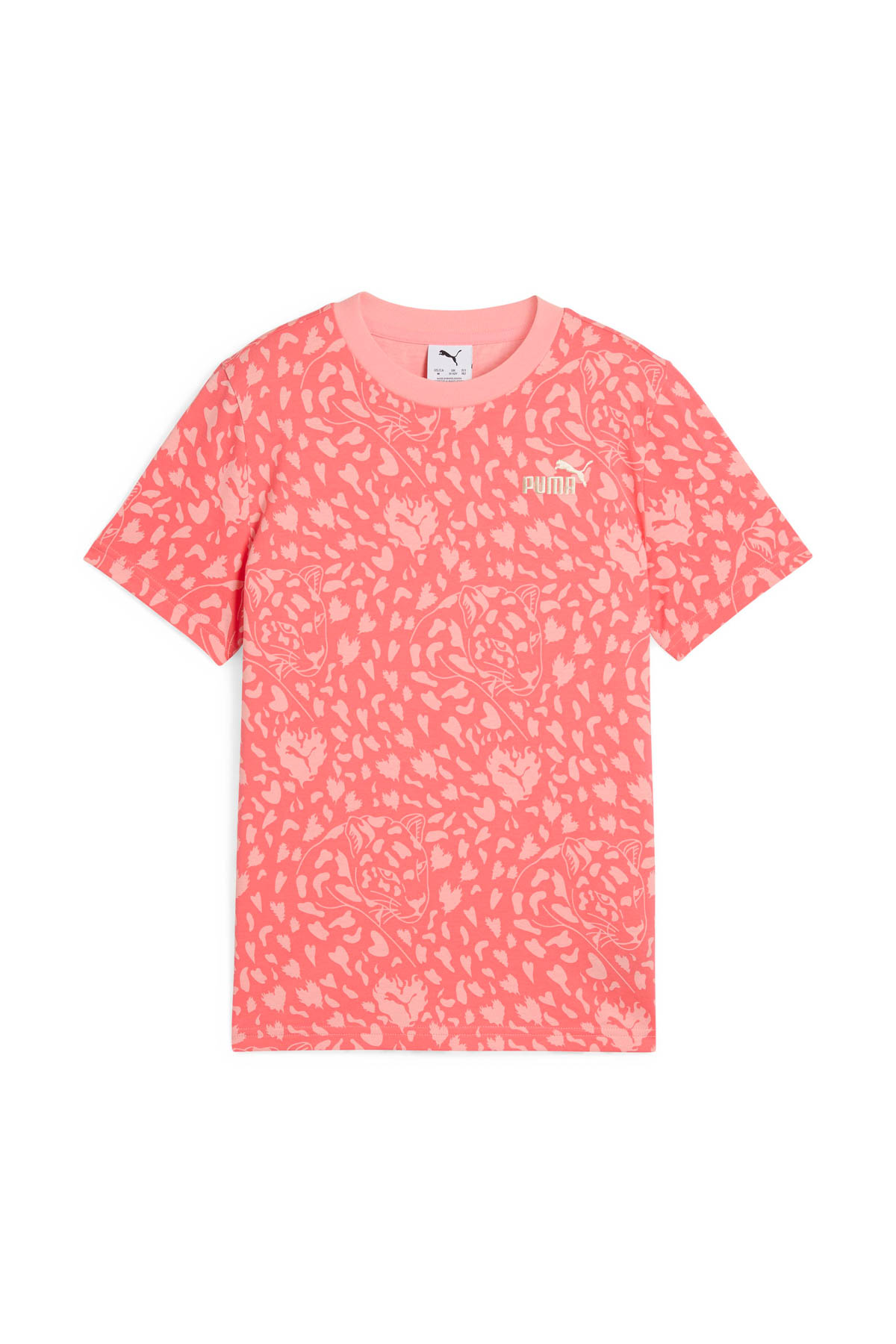 FLAMING LOVE AOP Tee G Pembe Kız Çocuk Kısa Kol T-Shirt