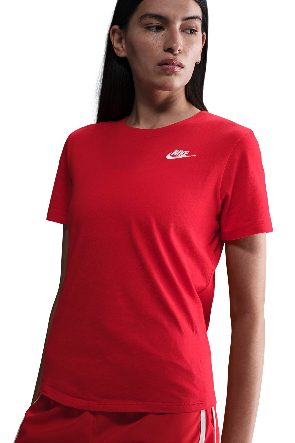 Sportswear Club Esse Kırmızı Kadın Kısa Kol T-Shirt