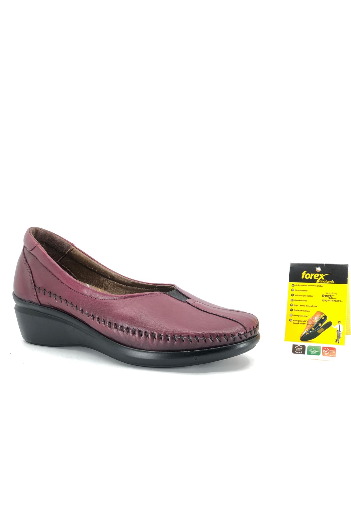 0-1013-2 Dr.Tavsiyeli Deri Kadın Casual Ayakkabı - Görsel 2