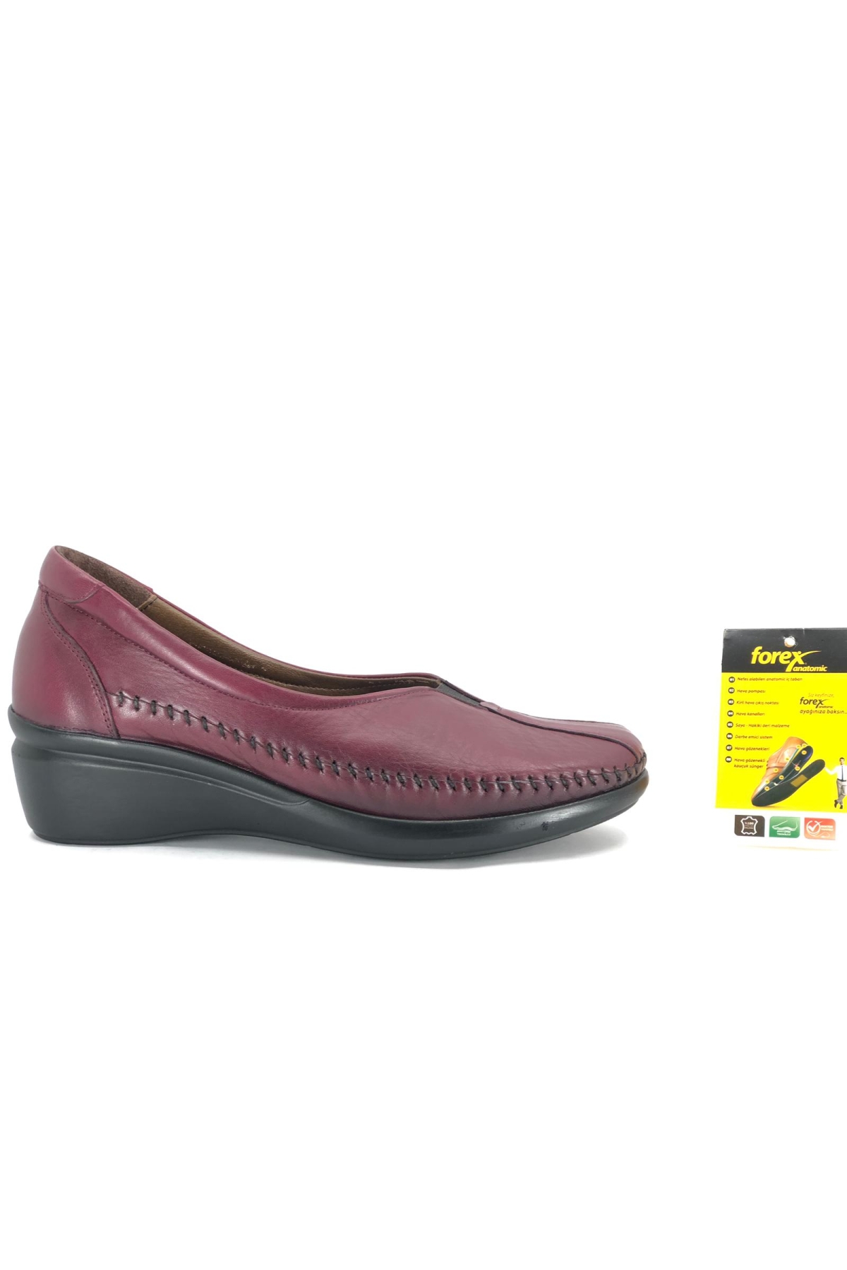 0-1013-2 Dr.Tavsiyeli Deri Kadın Casual Ayakkabı - Görsel 3