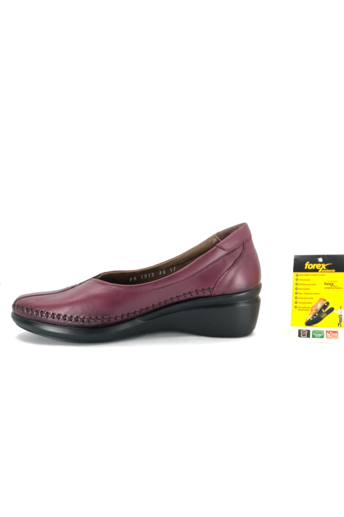 0-1013-2 Dr.Tavsiyeli Deri Kadın Casual Ayakkabı - Görsel 4