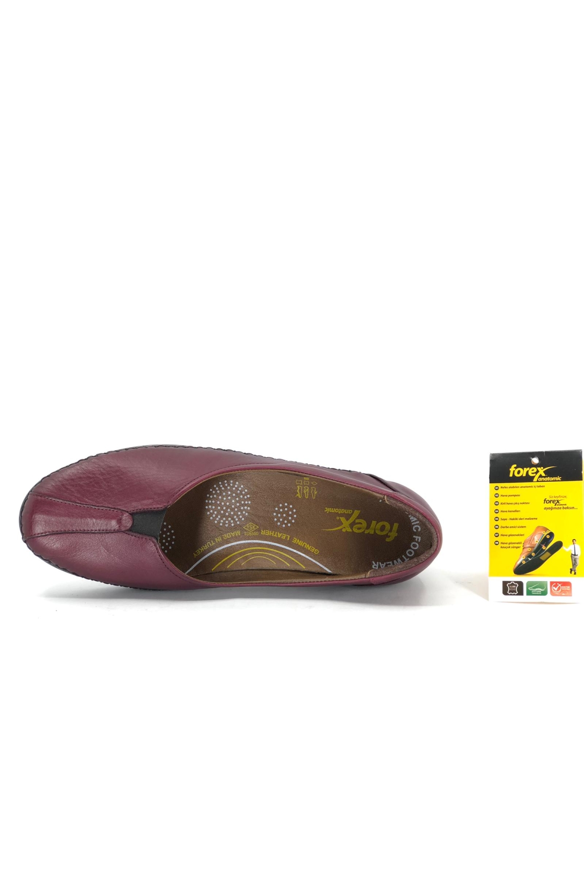 0-1013-2 Dr.Tavsiyeli Deri Kadın Casual Ayakkabı - Görsel 5