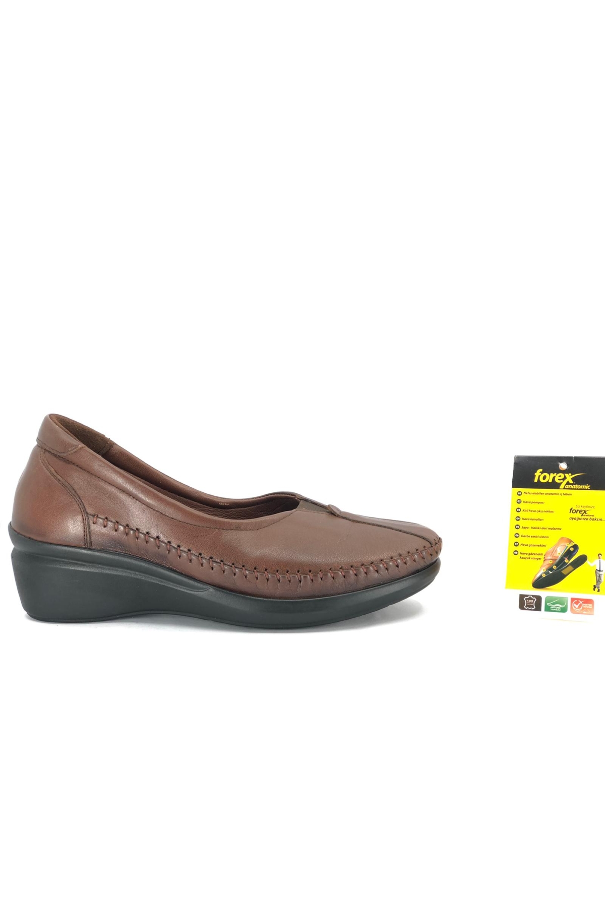 0-1013-2 Dr.Tavsiyeli Deri Kadın Casual Ayakkabı - Görsel 3