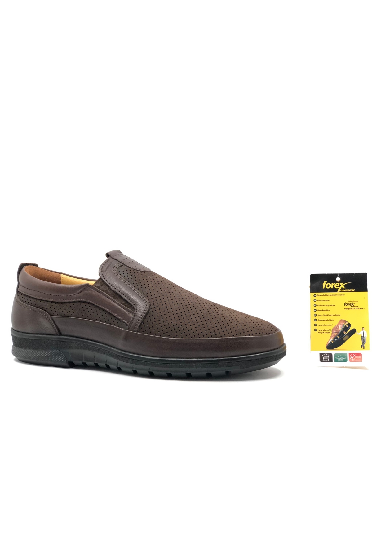 23-2549 Dr.Tavsiyeli Hakiki Deri Delikli Erkek Casual Ayakkabı - Görsel 2