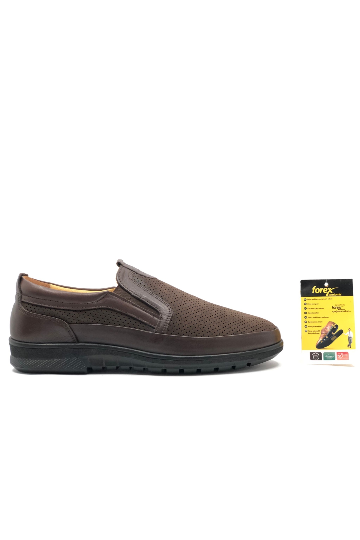 23-2549 Dr.Tavsiyeli Hakiki Deri Delikli Erkek Casual Ayakkabı - Görsel 3